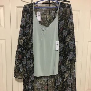 Tank Top with matching kimono